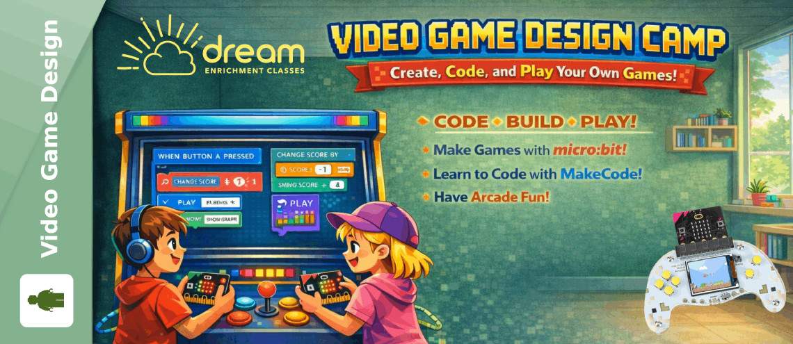 Video Game Design Afternoon Camp |  Ages 6-11